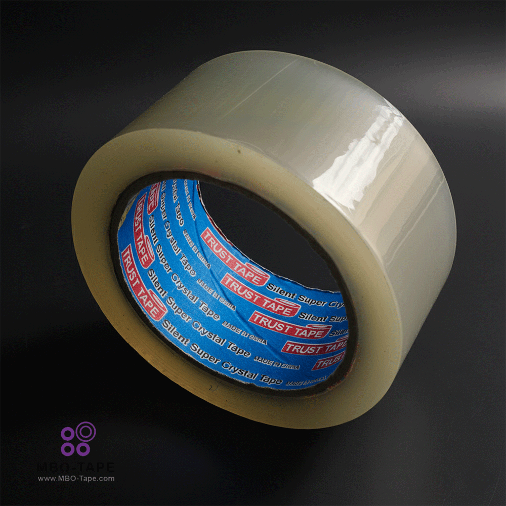 یک حلقه چسب شیشهای کریستال سایلنت Trust ضخامت ۴۵ میکرون طول ۹۰ یارد