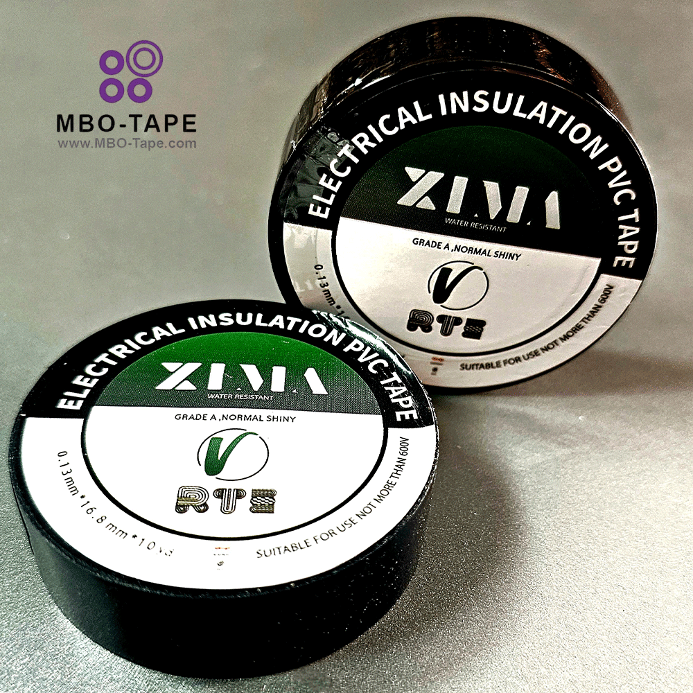 دو حلقه چسب برق PVC زیما گرید A نرمال شاینی