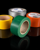 چسب نواری پرایمر PVC سبز و نارنجی و زرد و طوسی