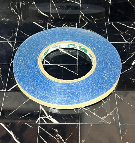 چسب پیویسی(پت)دوطرفه رنگ آبی روکش کاغذی